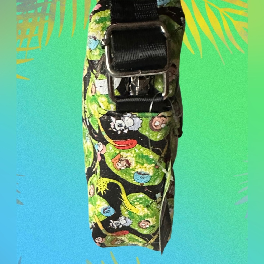 Rick and Morty (Adult Swim) by Buckle-Down Crossbody/Shoulder Bag NWT - Picture 10 of 13